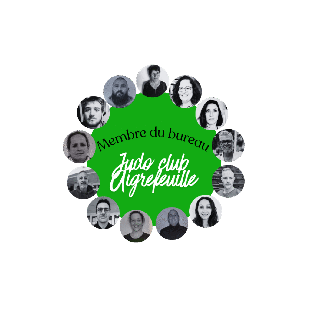 représentation des membres du bureau du judo Aigrefeuille